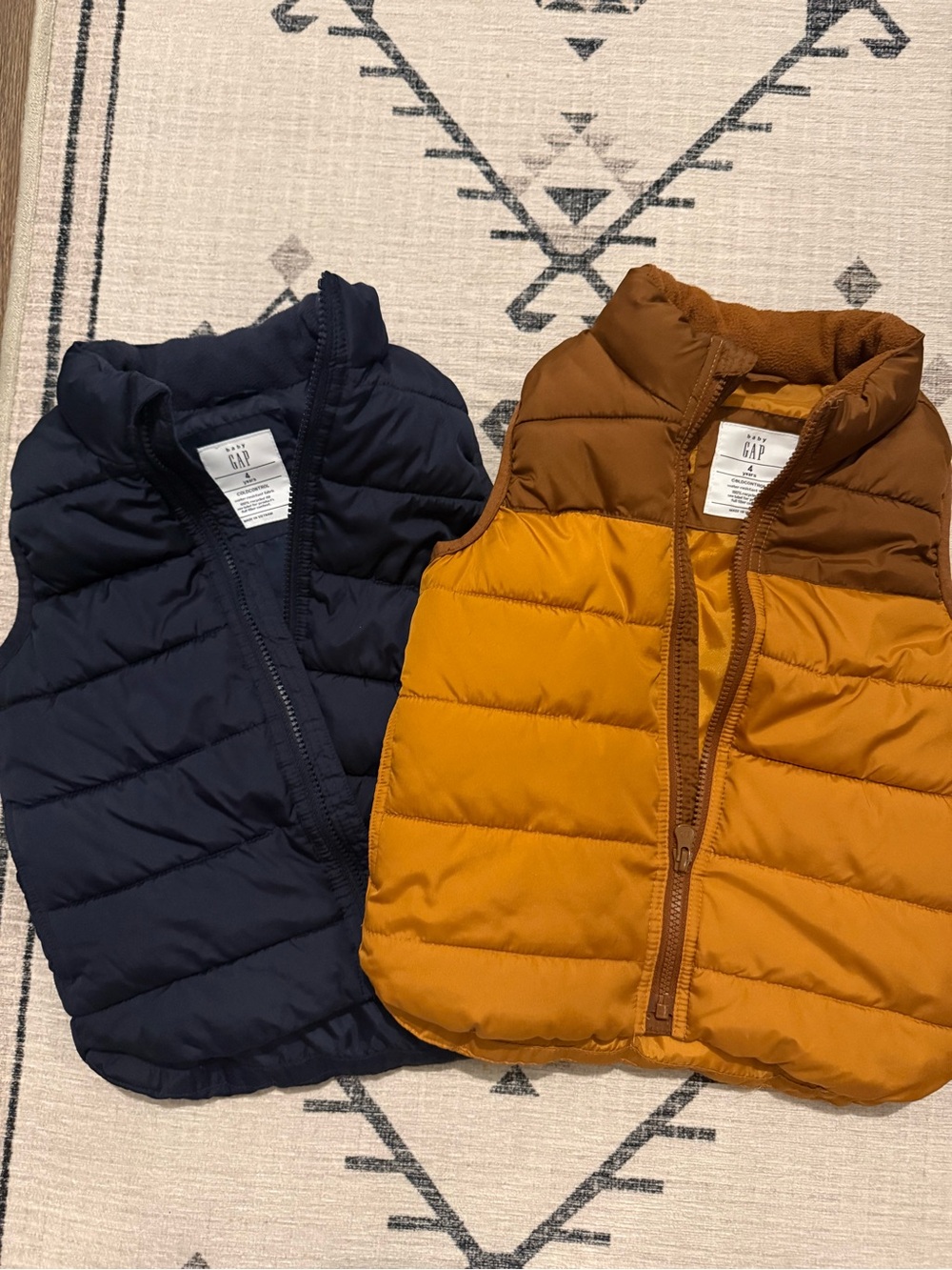 Gap puffer vests